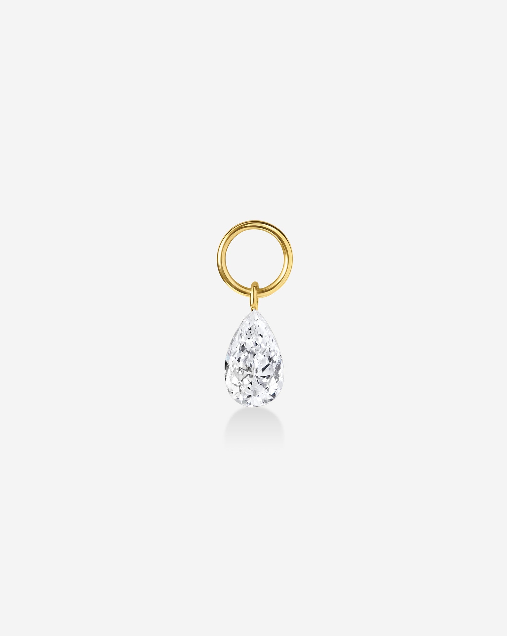 Pear Lab Diamond Huggie Charm