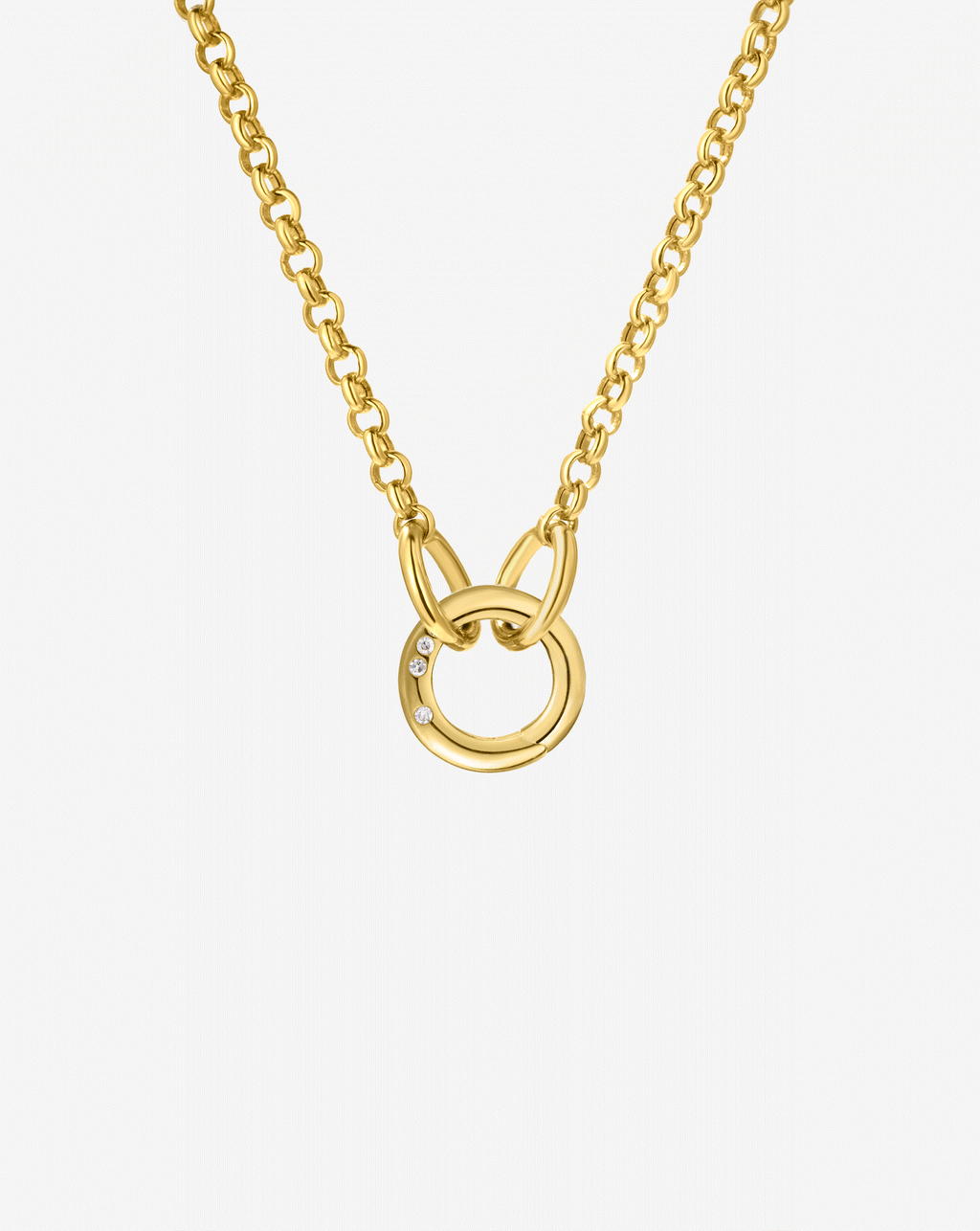 Clique Rolo Chain Necklace