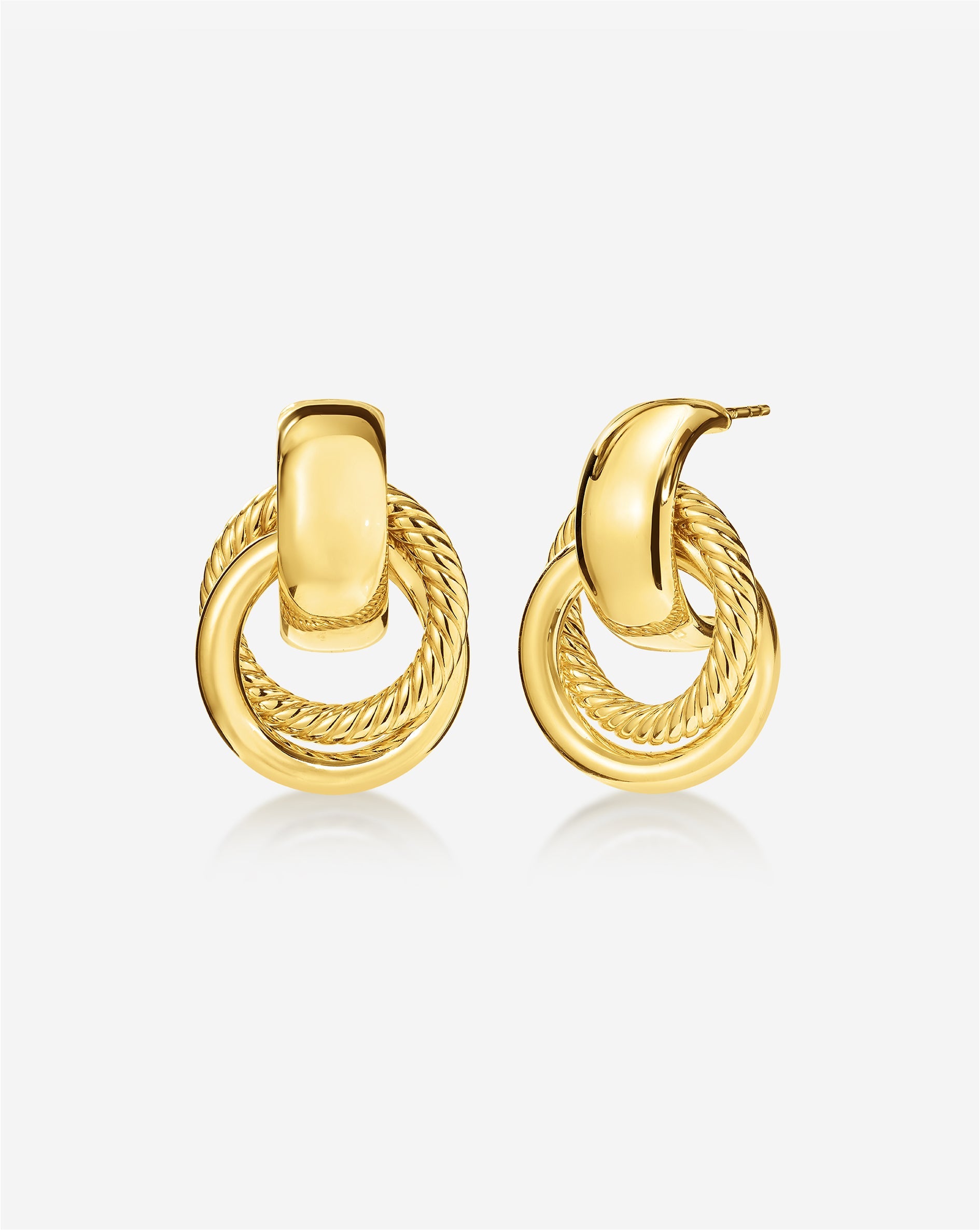 Rope Door Knocker Earrings