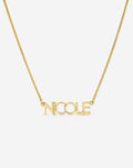 Personalized Block Name Necklace