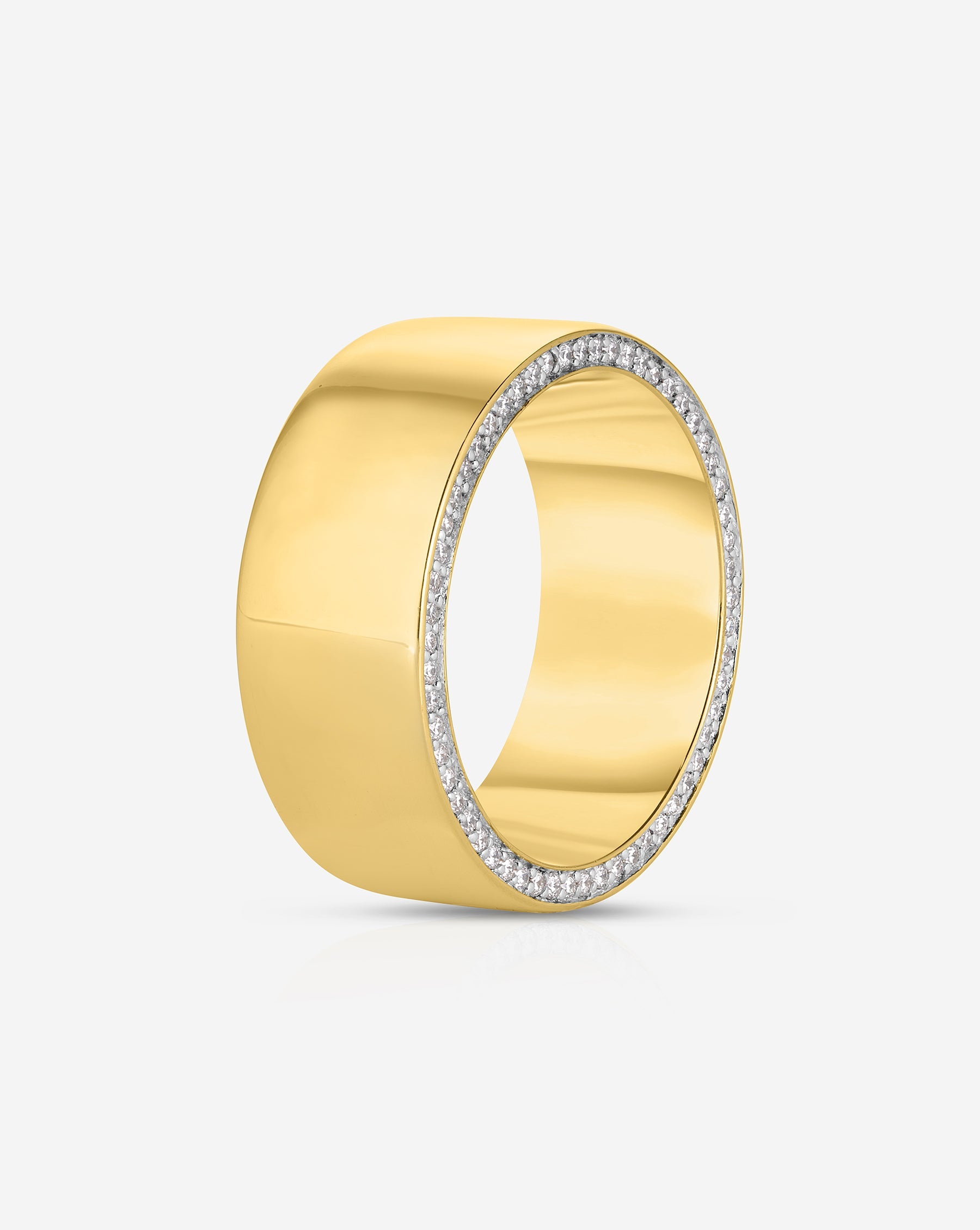 Wide Pavé Band