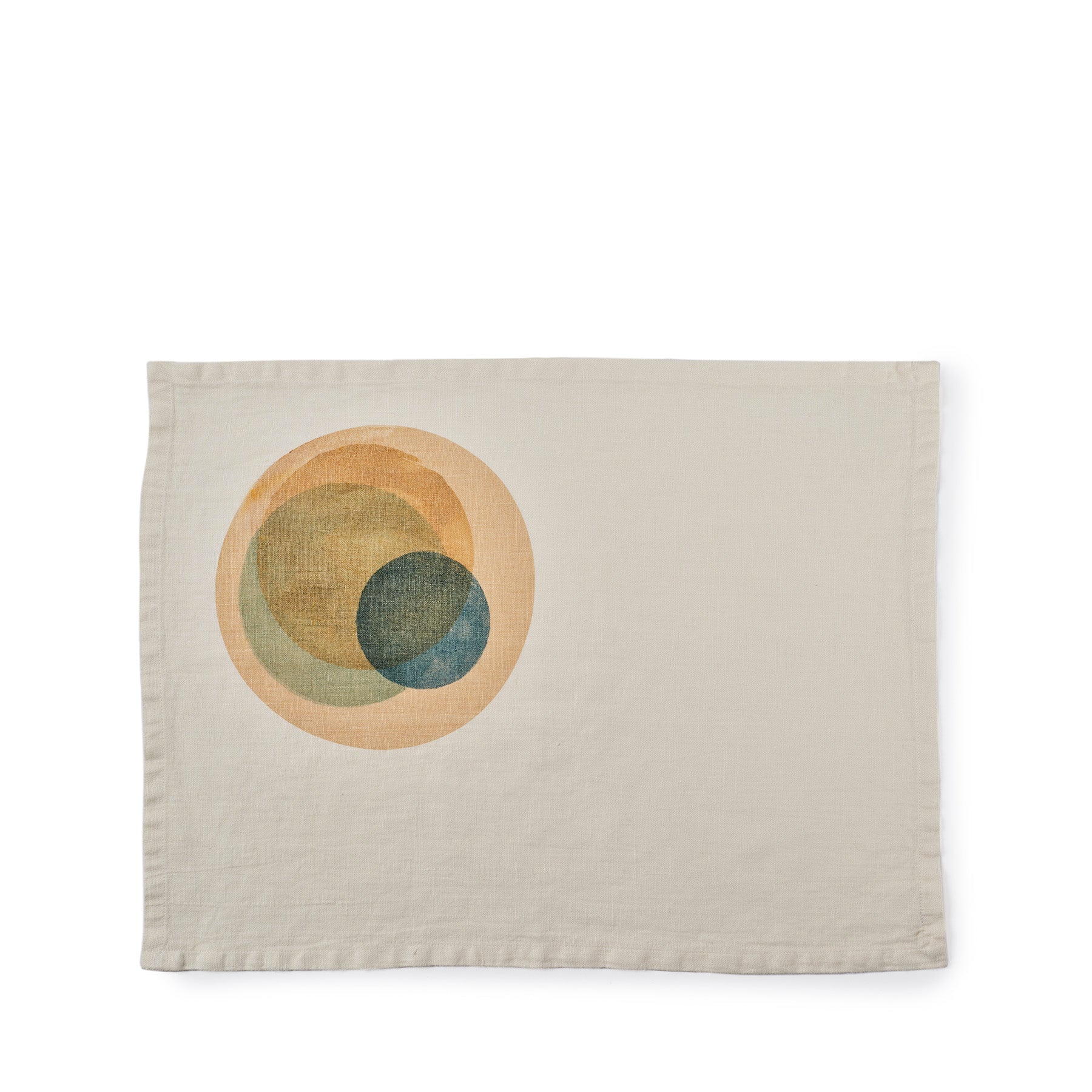 Tela Linen Placemat Macchiato in Jade Green (Set of 2)
