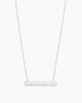 Bespoke Plate Necklace (silver)
