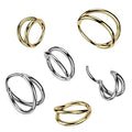 Premium G23 Titanium Double Stack Segment Ring 20g - 16g