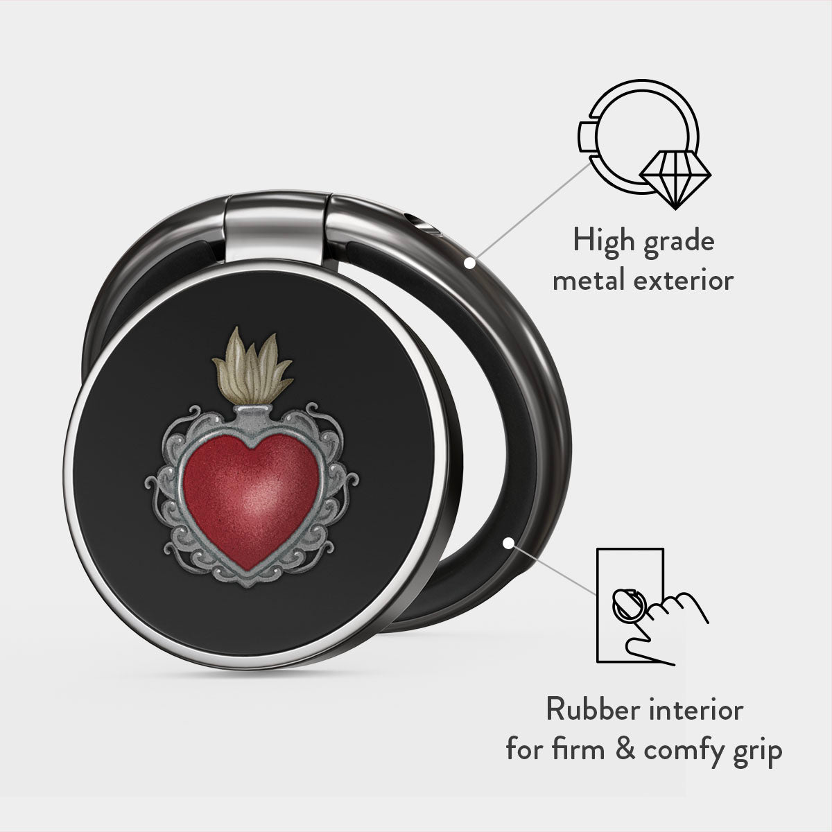 Sworn Hearts - Adhesive Ring Holder