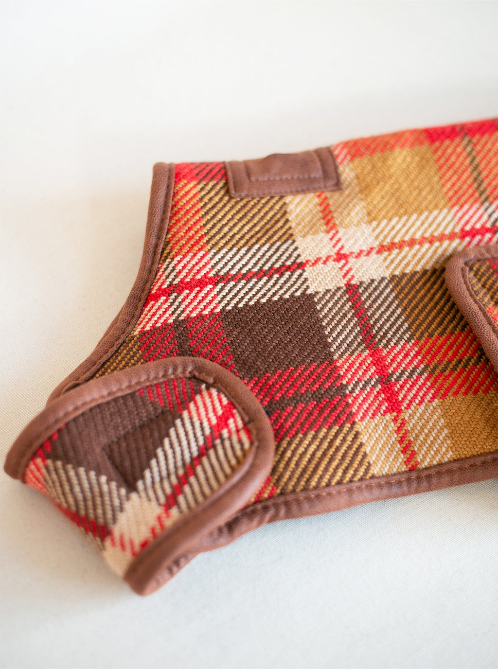 FALL COAT - RUST PLAID