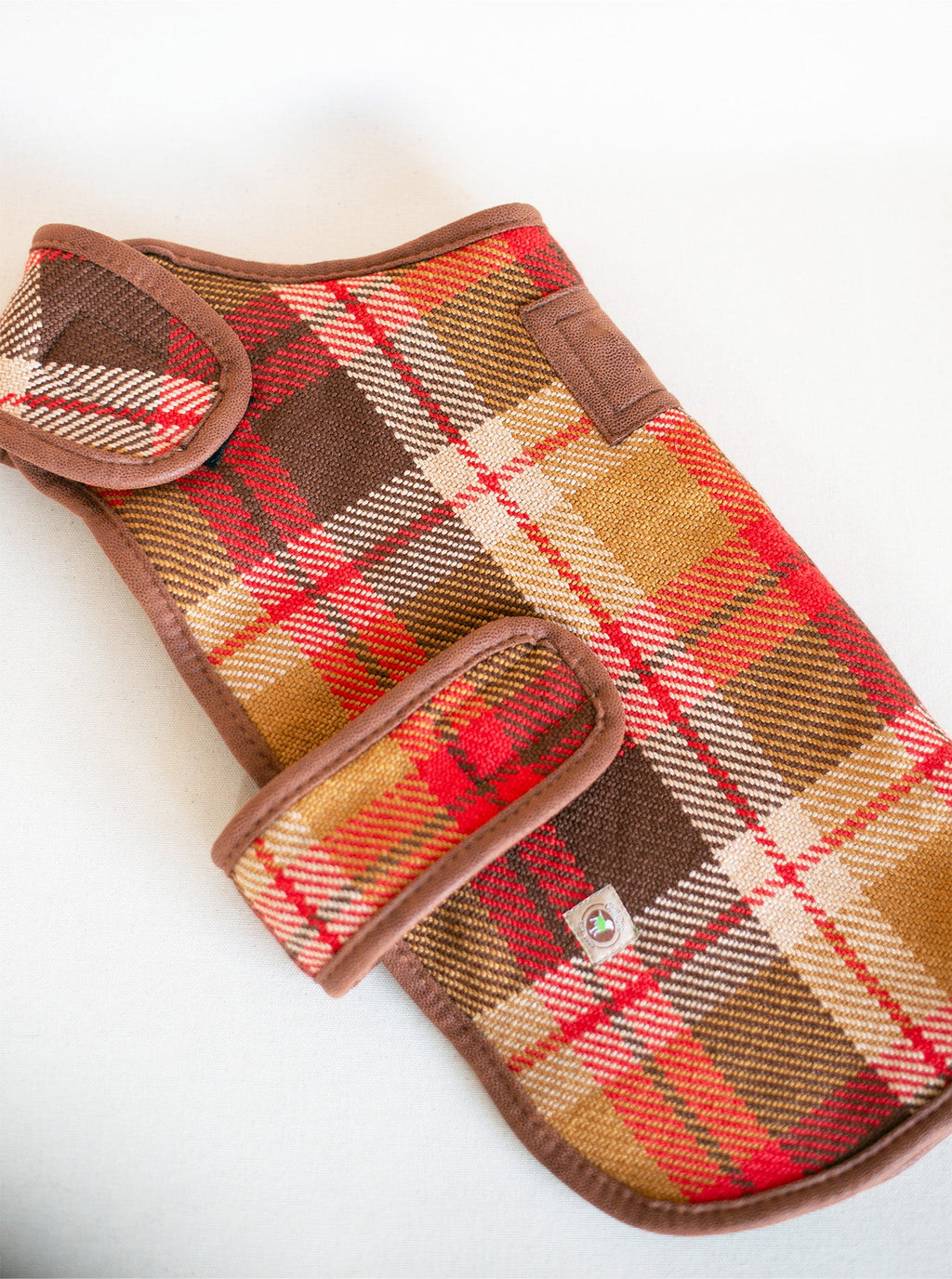 FALL COAT - RUST PLAID