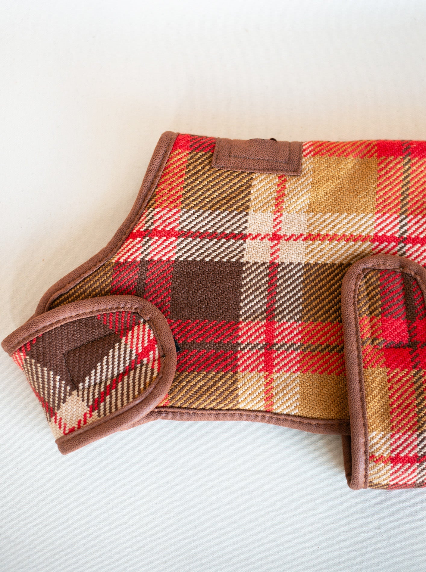 FALL COAT - RUST PLAID
