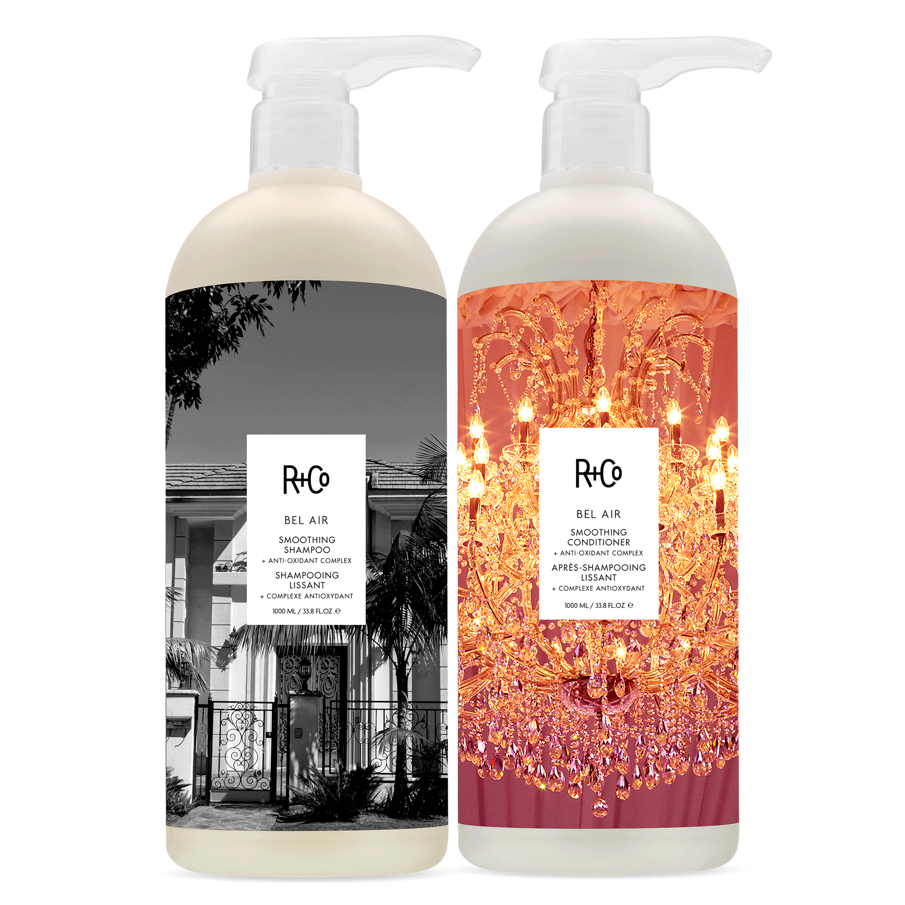 BEL AIR Smoothing Shampoo + Conditioner Anti-Oxidant Complex Liter Set