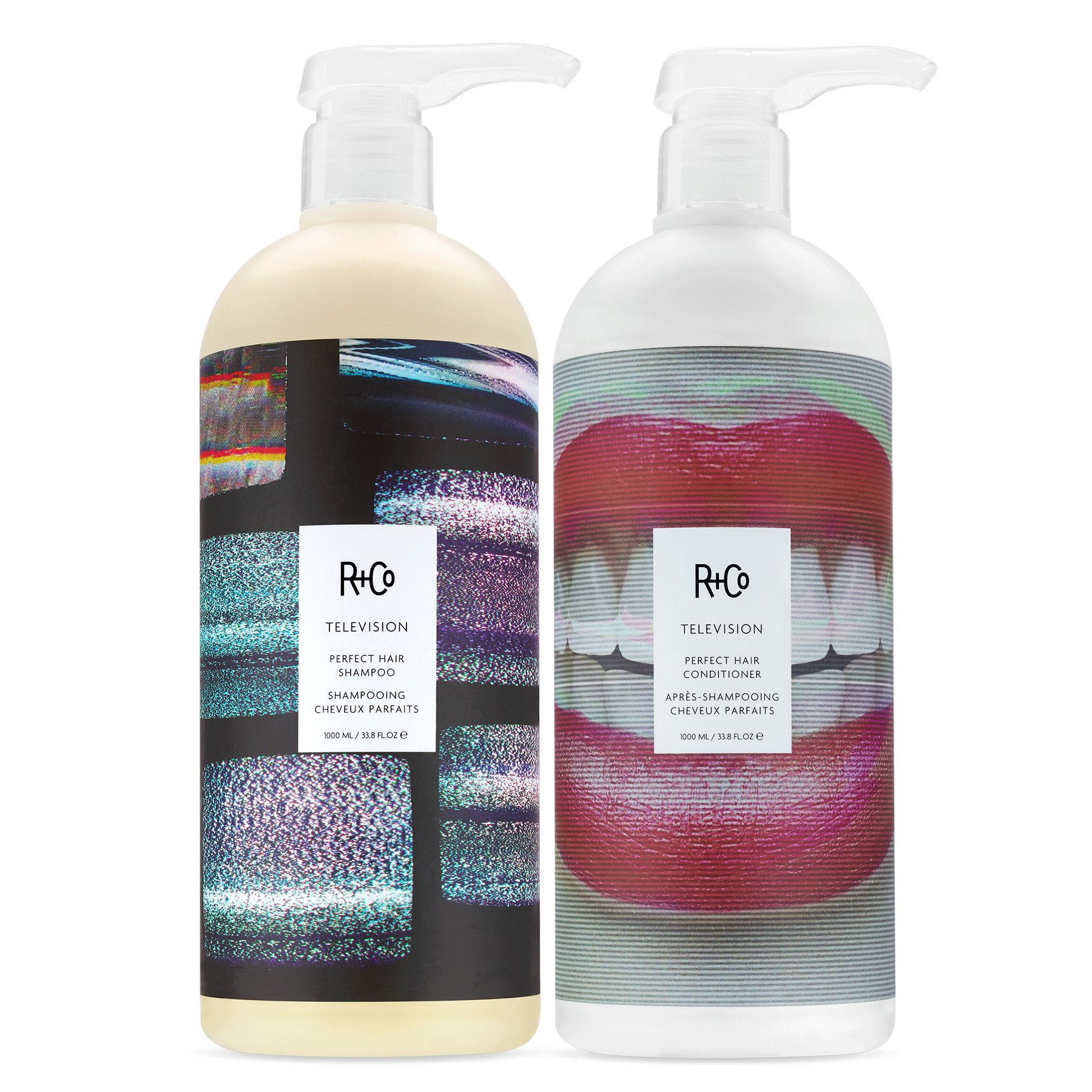 TELEVISION Perfect Hair Shampoo + Conditioner Liter Set
