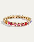 Rainbow Crystal Stretch Bracelet