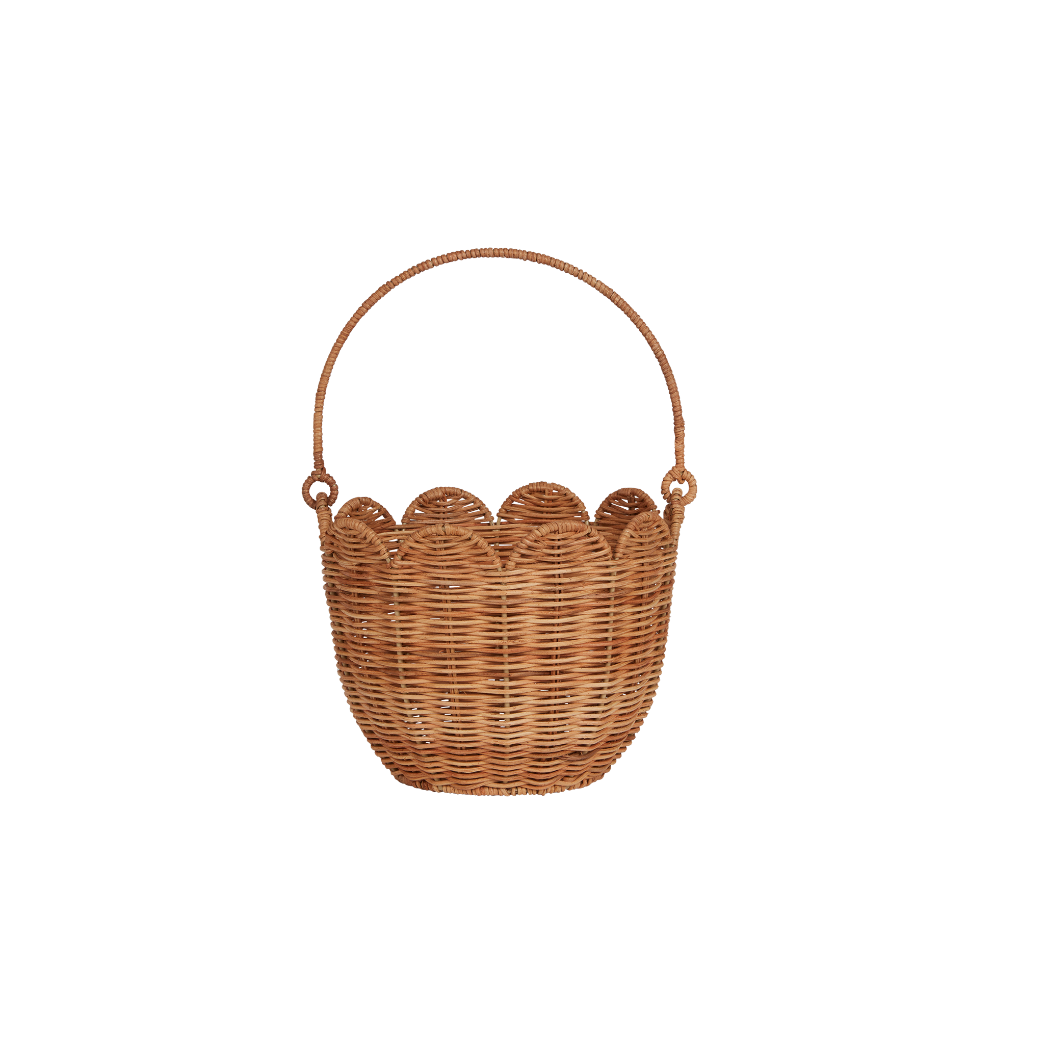 Rattan Tulip Carry Basket - Natural