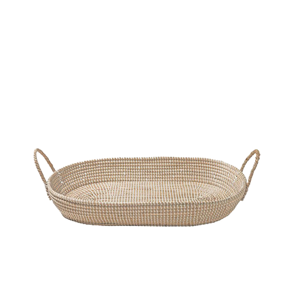Reva Seagrass Changing Basket - Natural