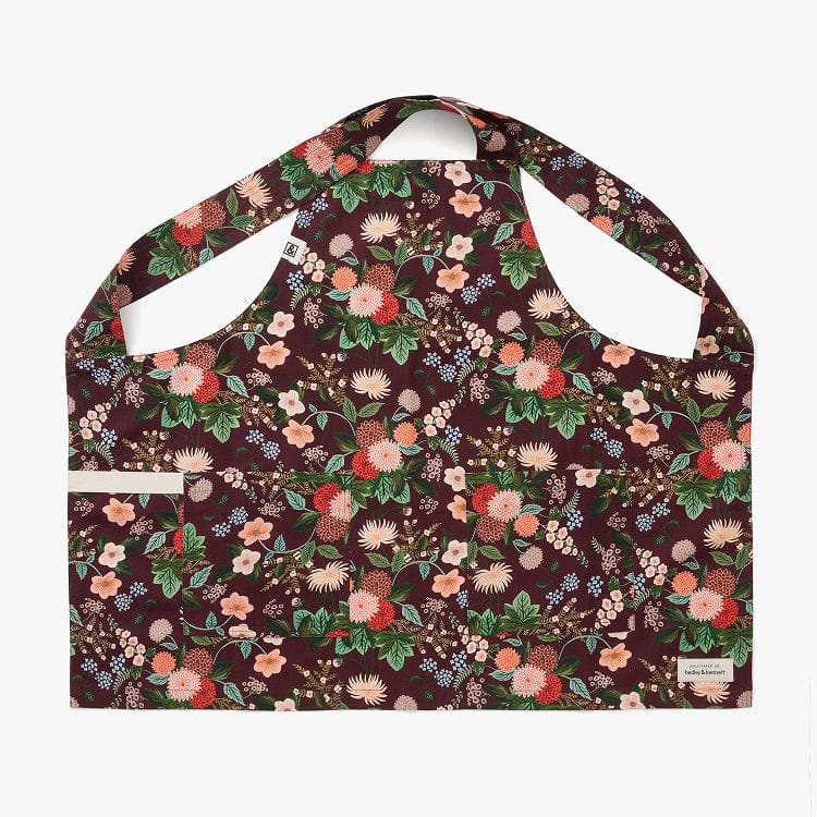 Rifle Paper Co. Burgundy Dahlia Smock