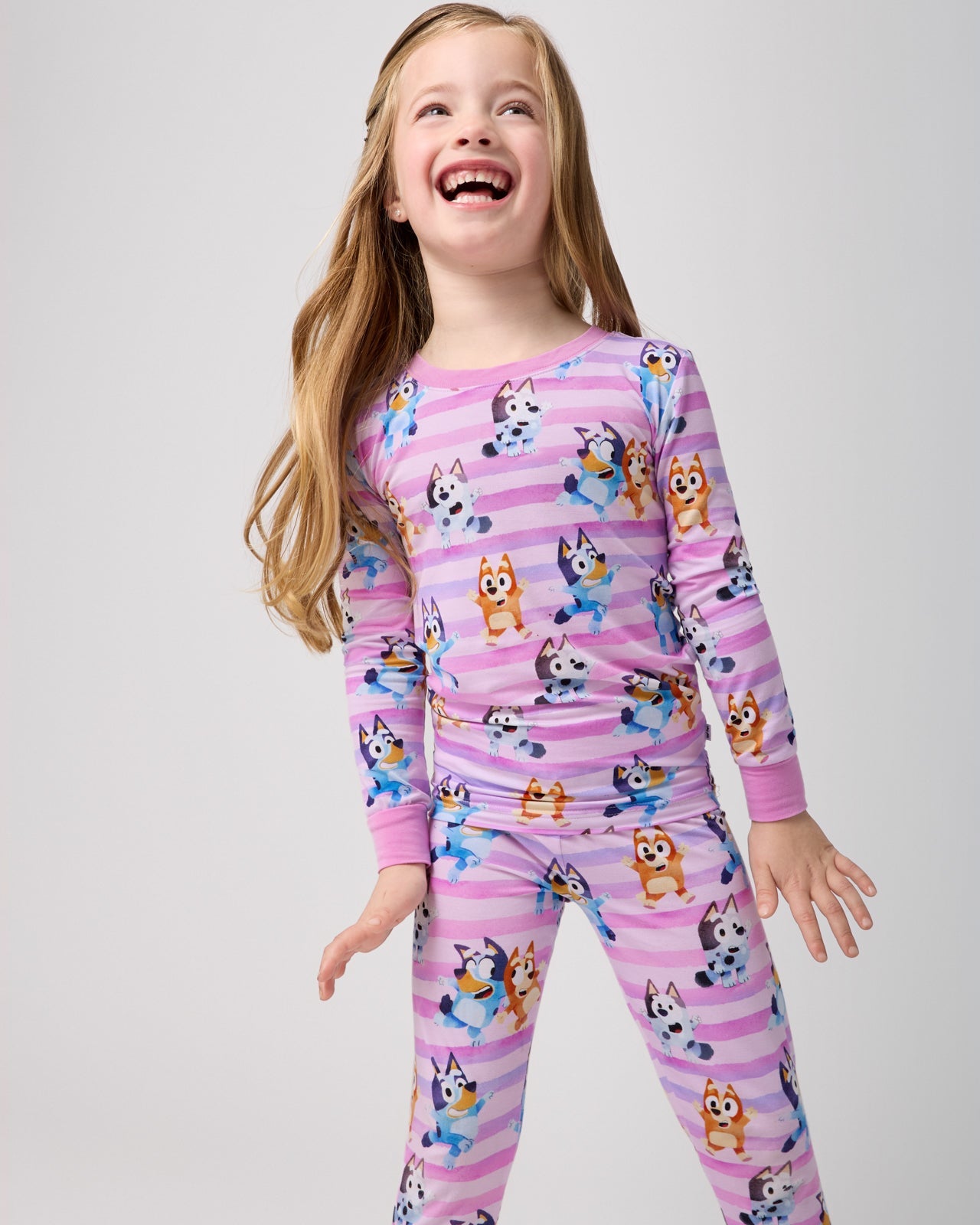 Pink Bluey Dance All Day Two-Piece Pajama Set