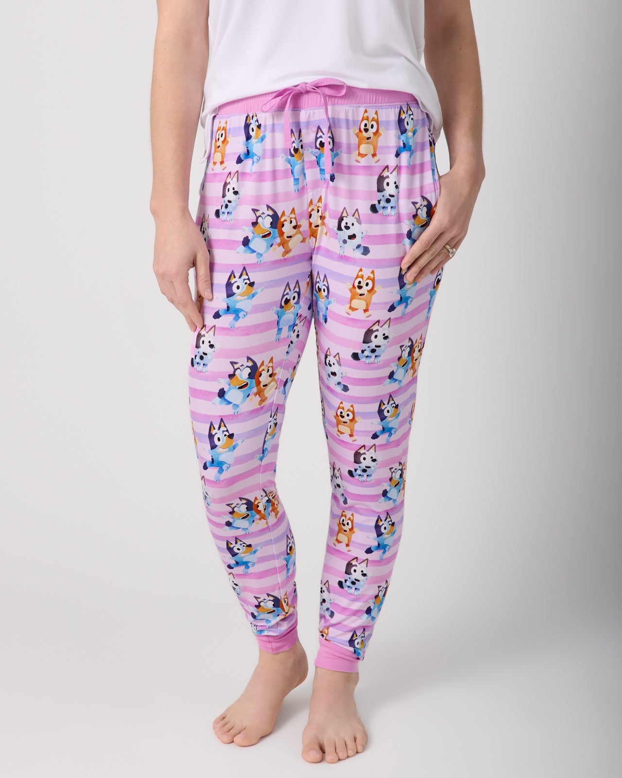 Pink Bluey Dance All Day Women's Pajama Pants