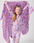 Pink Bluey Dance All Day Large Cloud Blanket®