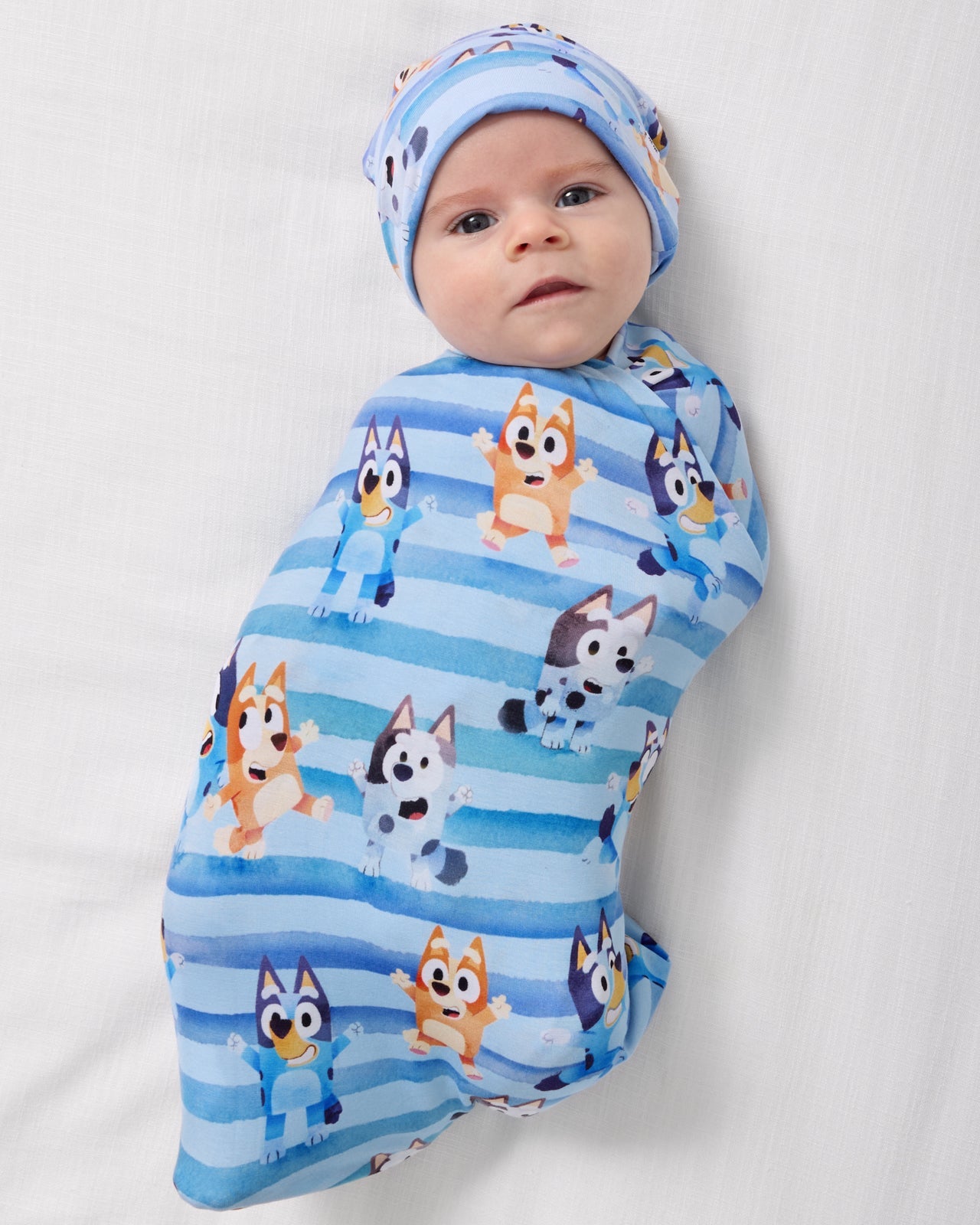 Bluey Dance All Day Swaddle & Hat Set
