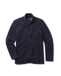 Nelson Jacquard Swacket - Navy