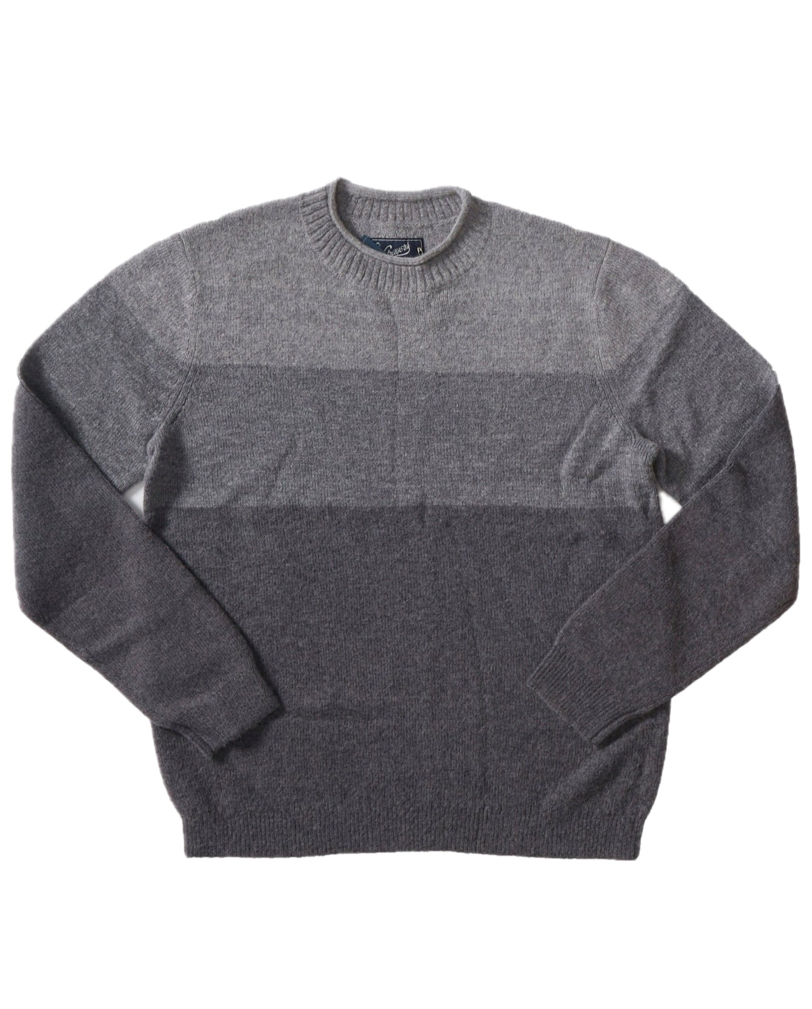 Yarmouth Rollneck Sweater SMP - Charcoal Gray Color Block (Final Sale)*