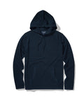 Linen Sweater Beach Hoodie - Navy