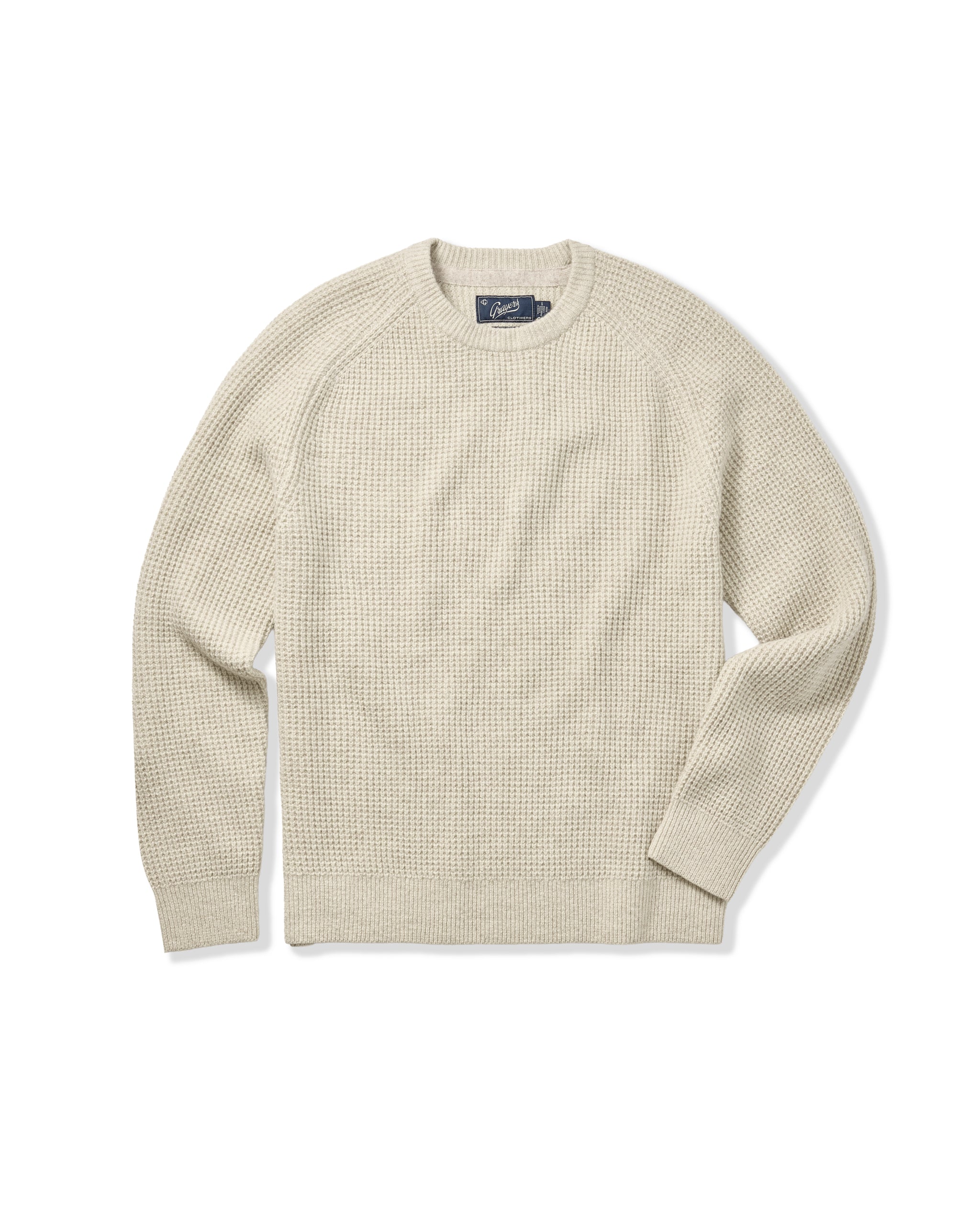 Marlow Raglan Crew - Almond
