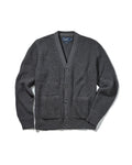 Portsmouth Rib Cardigan - Gunmetal