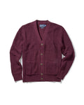 Portsmouth Rib Cardigan - Wine