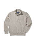 Ernest Cotton Cashmere 1/4 zip - Oatmeal
