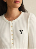 Yale Legend™ Après Waffle Henley - Egret