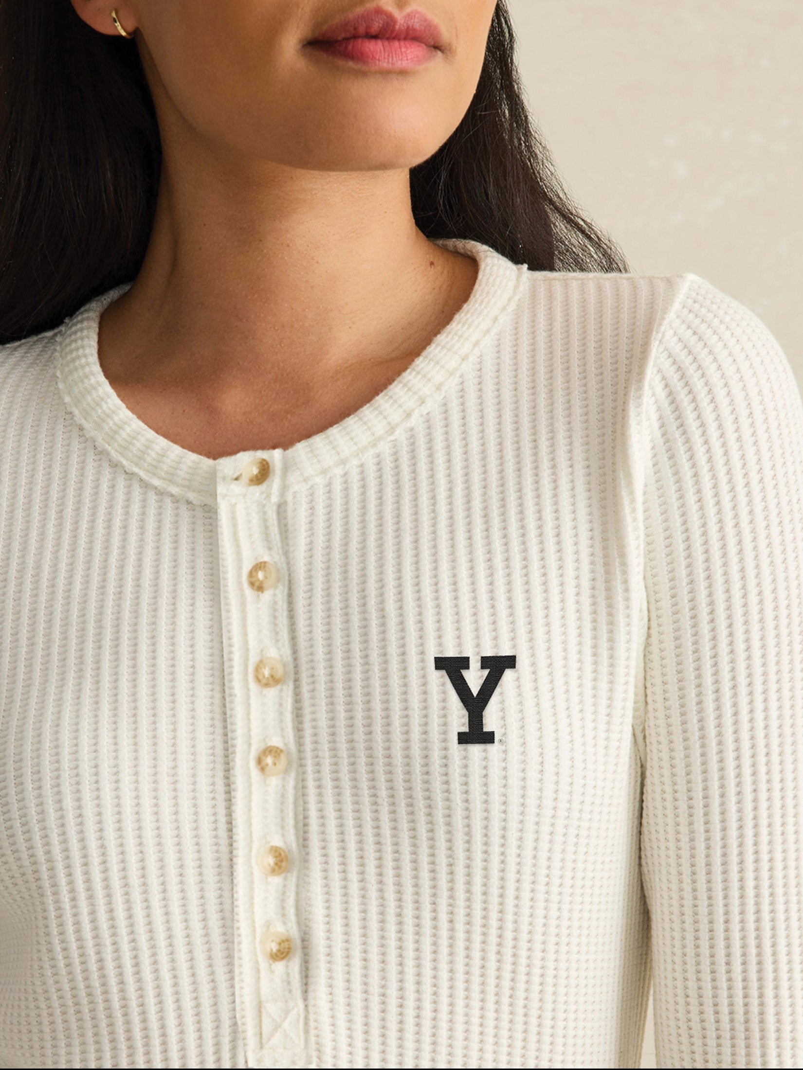 Yale Legend™ Après Waffle Henley - Egret