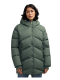 Fallon Boxy Inverted Chevron Quilted Puffer