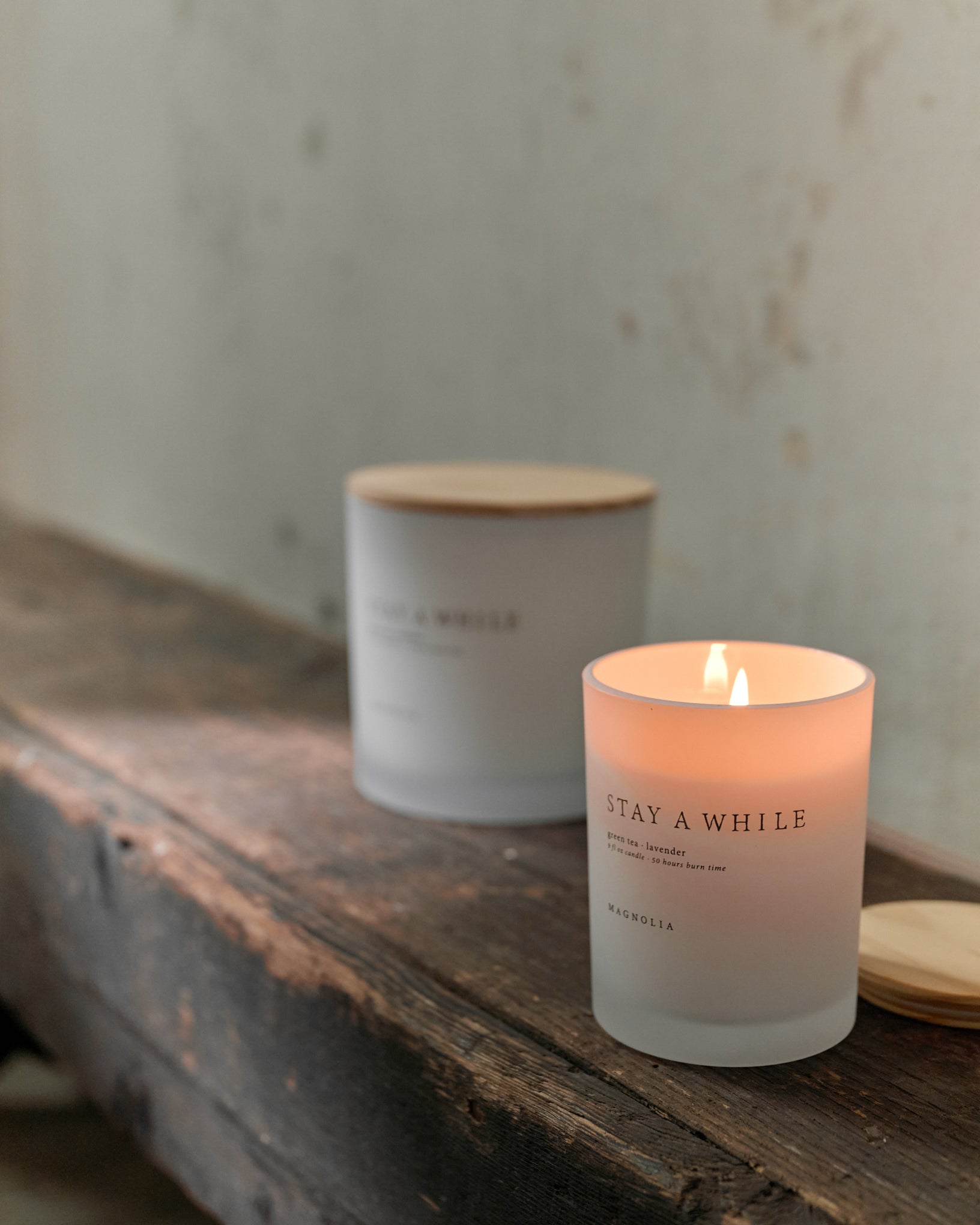 Magnolia Stay a While Candle