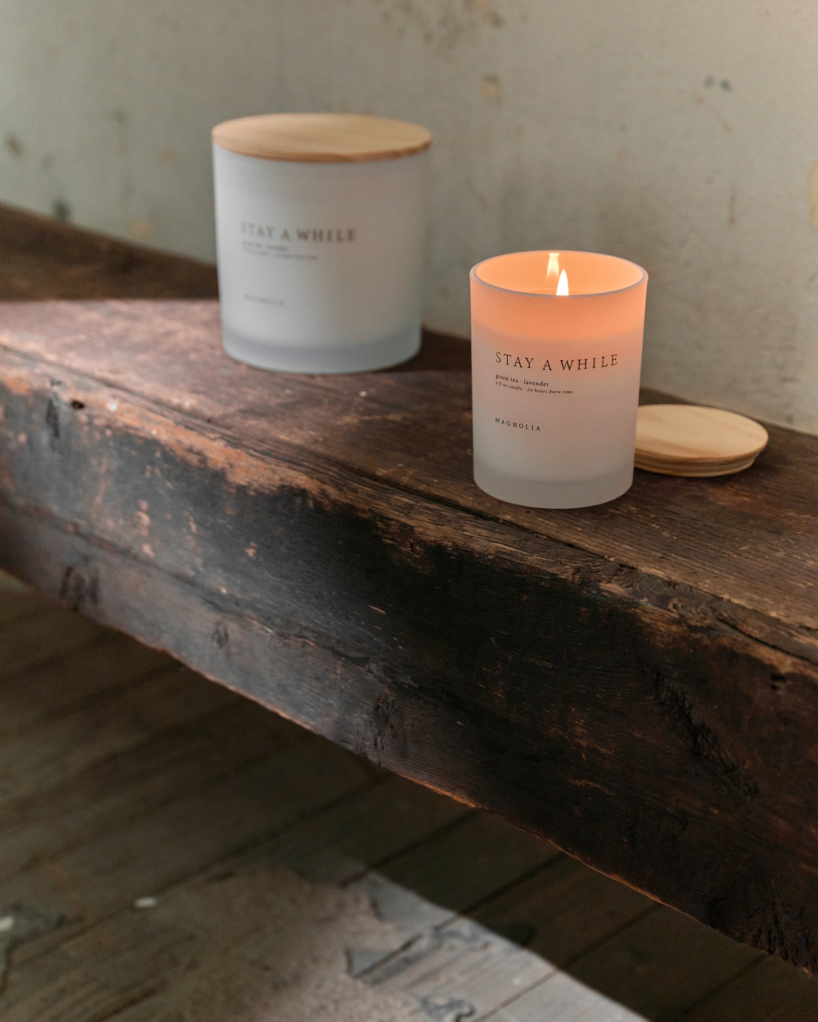 Magnolia Stay a While Candle