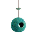 Ceramic Birdhouse in Green