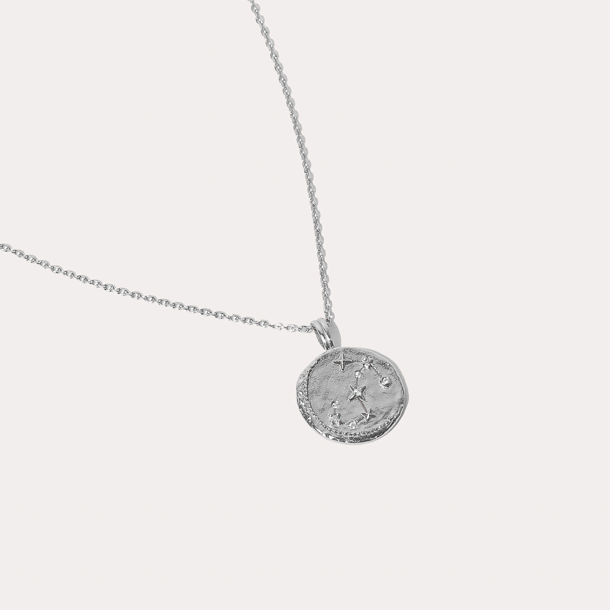 Scorpio Zodiac Pendant Necklace in Silver