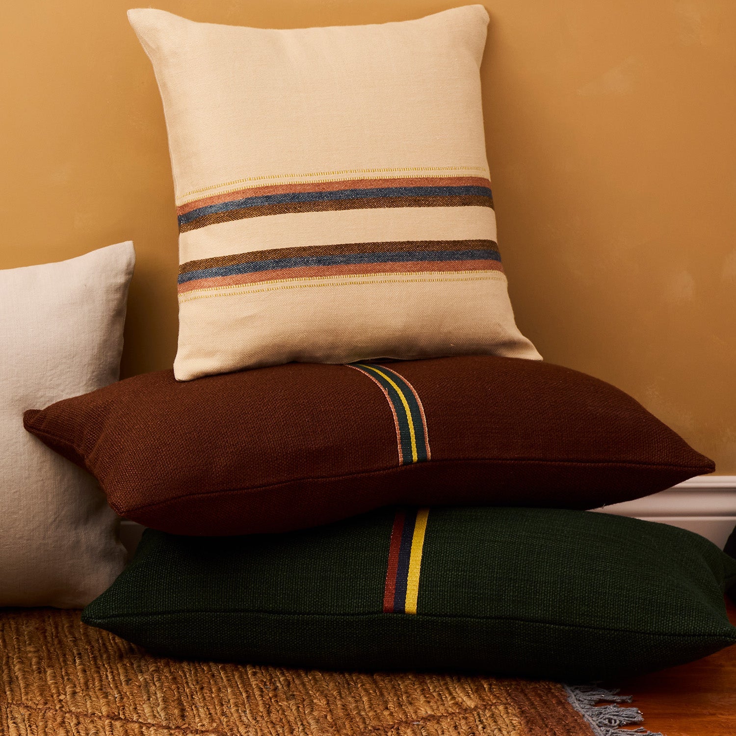 The Belgian Square Cushion Cover