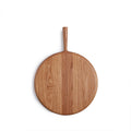12" Circle Cutting Board in Oak