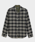 Wool Plaid Utility Shirt Jacket