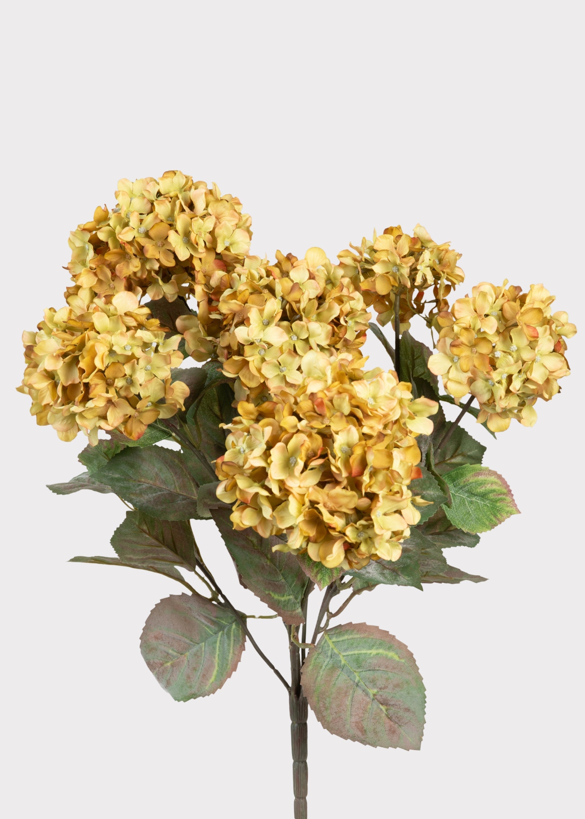 SAVE - Vintage Antique Green Fake Hydrangea Bush - 20"