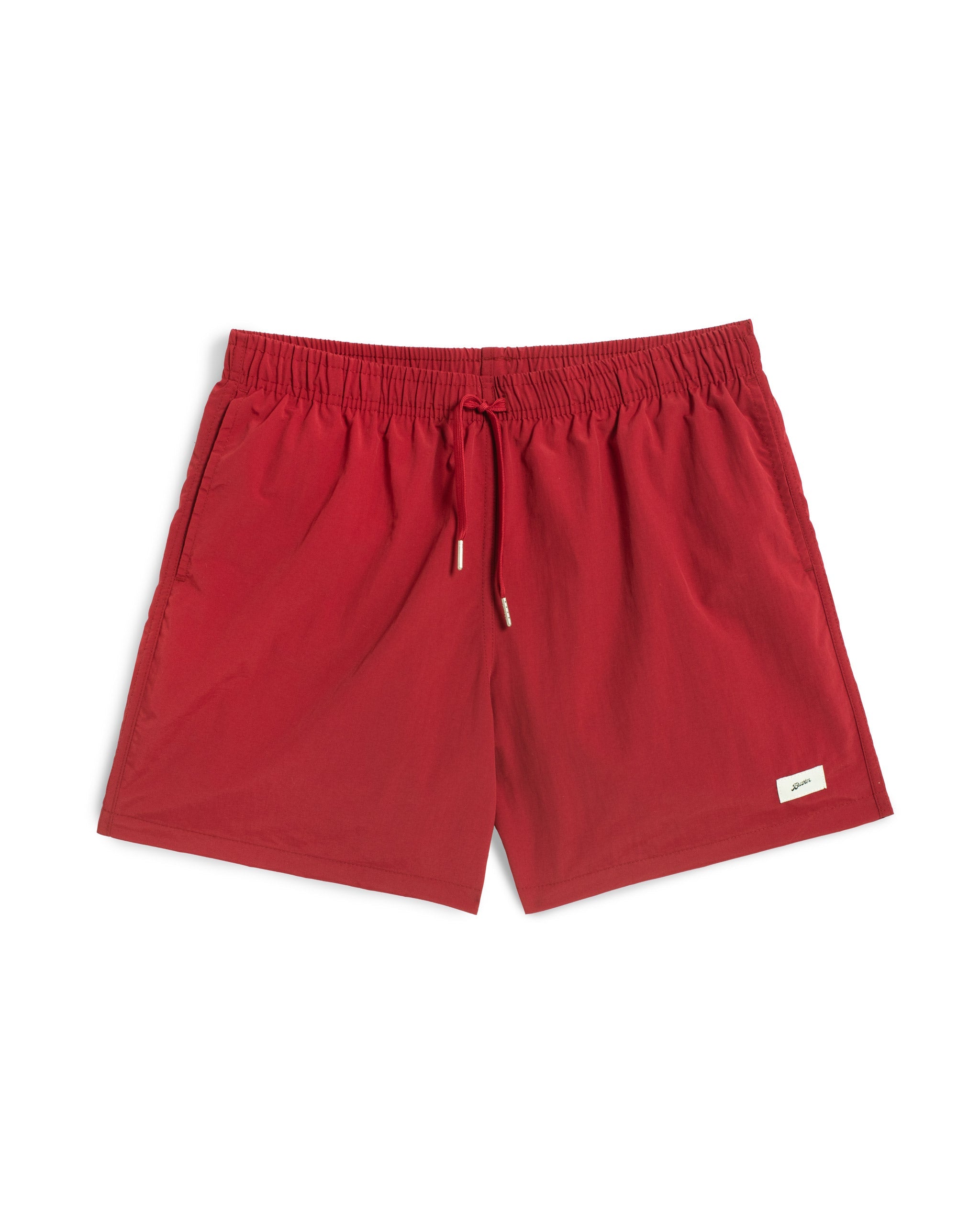 Solid Sangria Swim Trunk