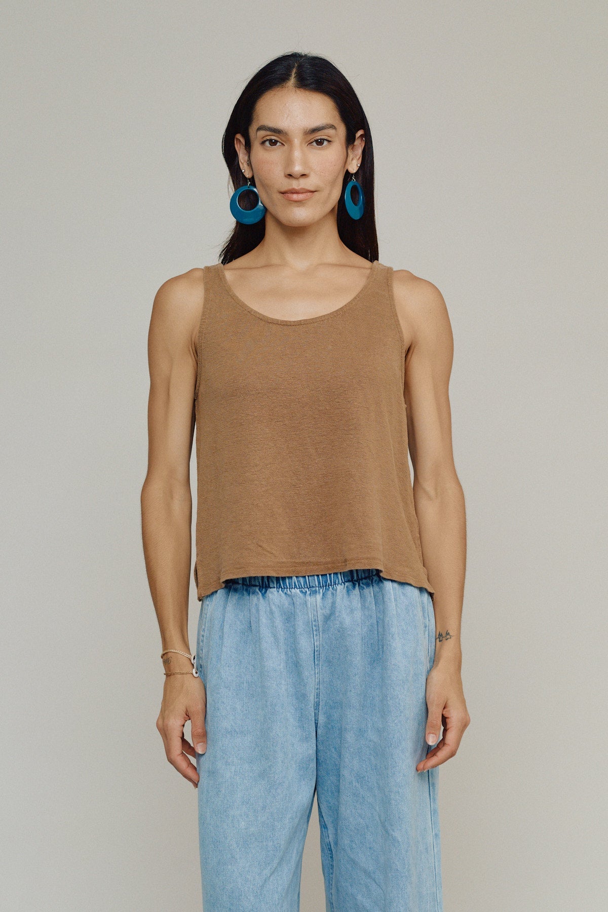 Sophie 100% Hemp Cropped Tank Top