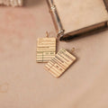 Customizable Library Card Charm