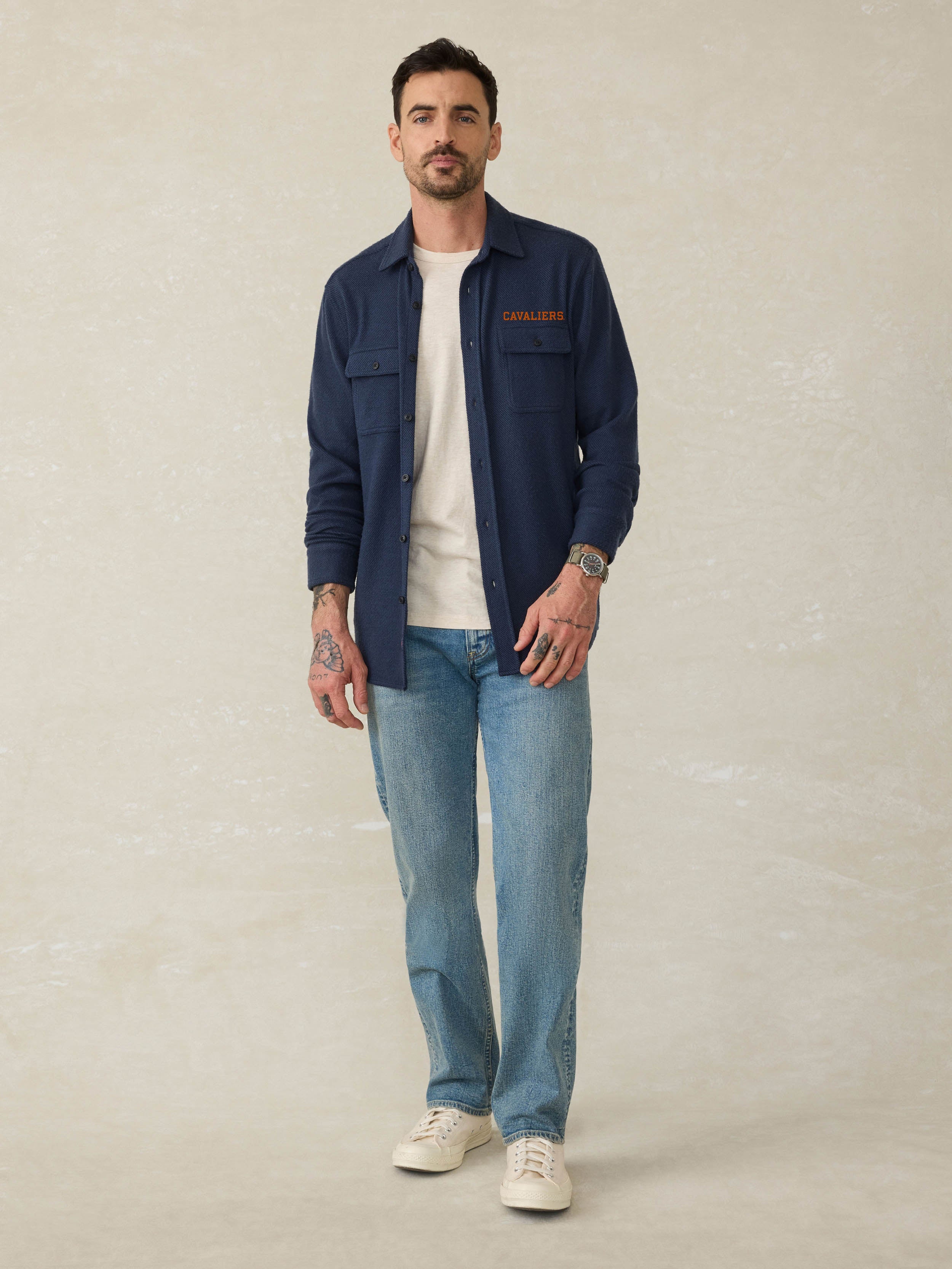 University of Virginia Legend™ Sweater Shirt - Brighton Navy Twill