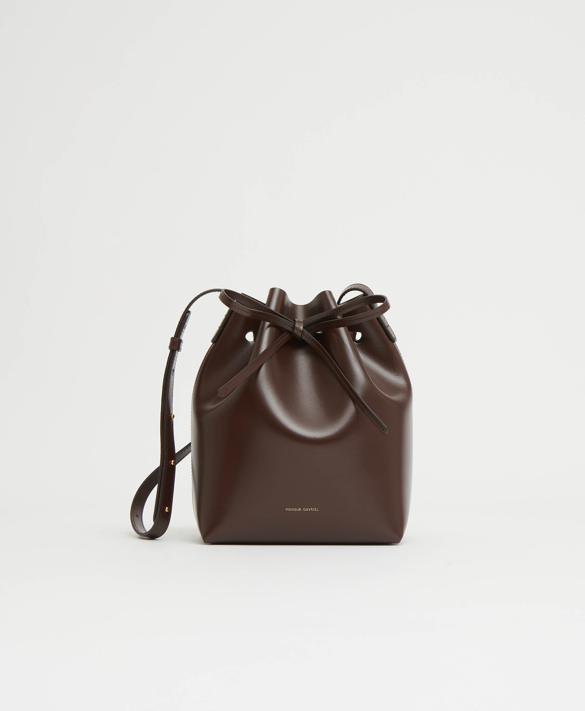 Mini Bucket Bag - Chocolate/Warm Grey