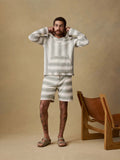 Whitewater Sweatshort - Shell Point Stripe
