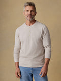 Sunwashed Slub Henley - Oat Plains Heather