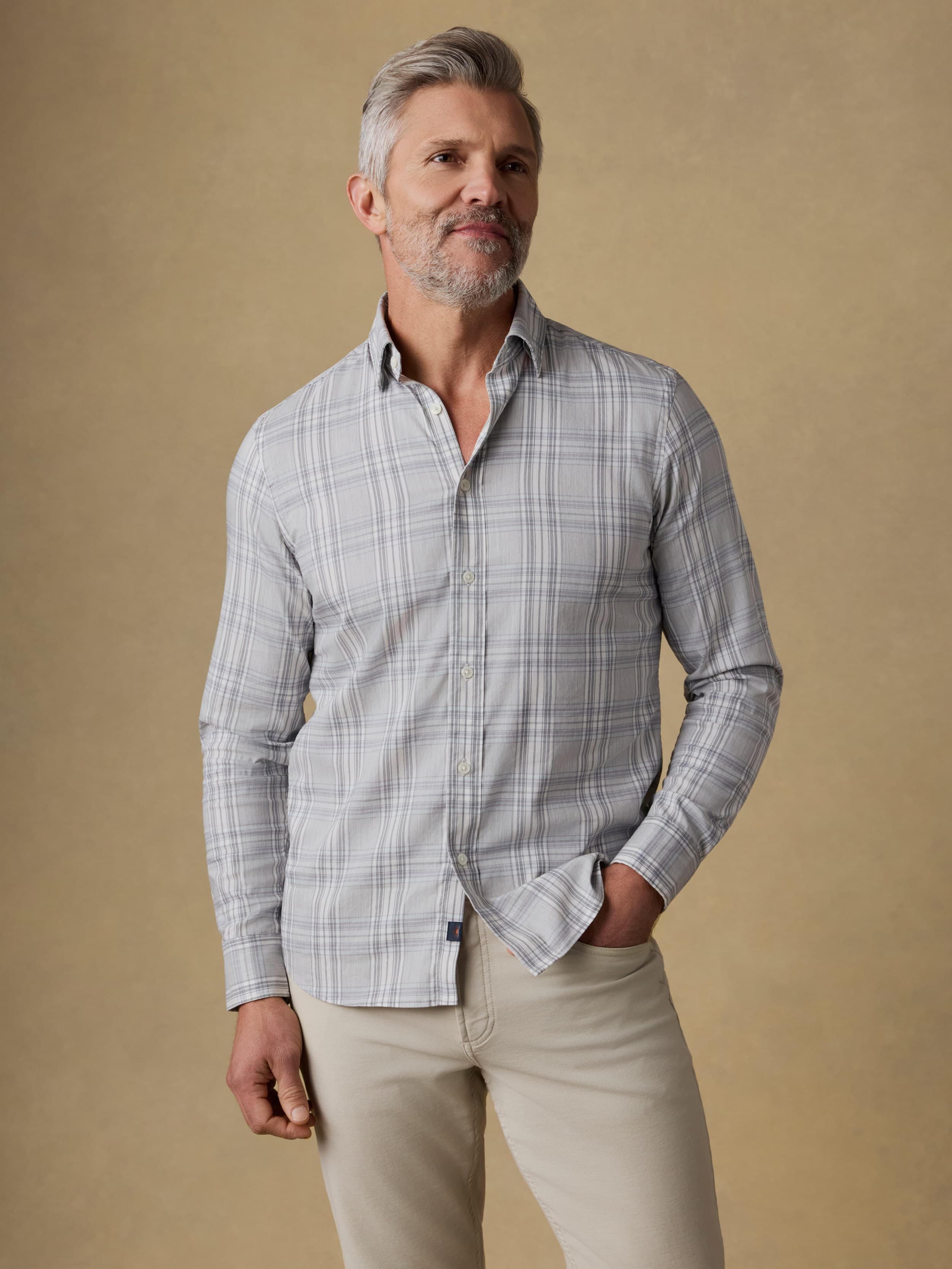 The Movement™ Shirt - Grey Cloud Plaid