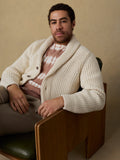 Cotton Cardigan - Ivory Vista