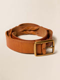 Women's Mix Braided Belt - Maple Brown